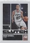 2009-10 Donruss Elite Clutch Performers #4 - Manu Ginobili