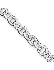 Sterling Silver 8.75inch Polished Fancy Link Toggle Bracelet QH156-8.75"