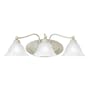 Thomas Lighting SL7333-60 Cambridge - Three Light Bath Fixture, Chardonnay Finish with Alabaster Glass