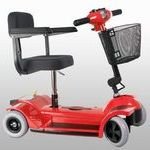 Zipr Mobility ZIPR4RED 4 Wheel Travel Scooter - Red