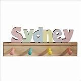 Personalized Gifts - Kids Puzzle - Name Coat Rack-Pastel