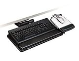 3M Adjustable Keyboard Tray AKT151LE, 17.75in Track Adjustable Platform
