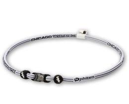 Phiten 22 Inch Chicago White Sox Titanium Necklace MLB X30