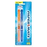 Mechanical Pencil, .7mm, 2/CD, Orange/Blue, Sold as 1 pack