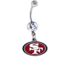 San Francisco 49ers NFL Sexy Belly Navel Ring