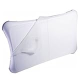 Nintendo WII FIT Balance Board Clear - White Silicon Skin Cover Sleeve Anti ....