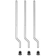 Pearl Floor Tom Legs (3-Pack)