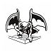 Facing Gargoyle Temporary Tattoo 2x2