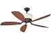  : Monte Carlo 5OBR52RBD Orbit Fan - Roman Bronze Contemporary Ceiling Fan 52