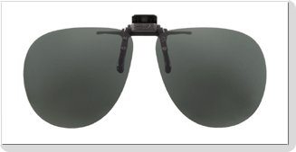 Polarized Clip-on Flip-up Aviator Sunglasses