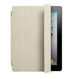 液晶保護フィルム付 iPad2 用 クリームホワイト Smart Cover Leather ( スマートカバー レザー） CreamWhite （ 革  クリームホワイト ） 『バルク品』