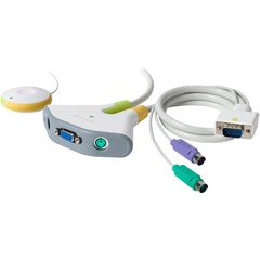 Belkin F1DF102P Flip 2-Port KVM w/Remote (PS/2 Connection)
