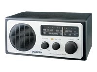 Sangean WR 1 UKW/Mono Transistorradio silber