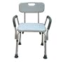 Bath bench with Back and Removable Padded Arms