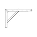 Draper Keystone Eliminator - Mounting kit ( wall bracket ) for projection screen - steel
