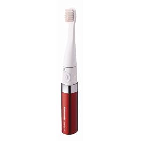 Panasonic EW-DS11-R503 Sonic Vibration Pocket-Sized Travel Toothbrush -- Red