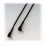 Dot Line DL-0430 15 feet Male PC to Male PC Straight Flash Cord, Black