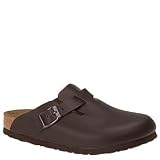 Birkenstock Mens boston, 37N, Hunter Brown Leather