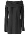 Spiegel Signature Silk Cashmere Knit Collection: Off-the-Shoulder Tunic