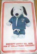 Peanuts Snoopy's Wardrobe for 11" Plush Snoopy - Warm-Up Suit Outfit