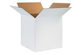 4 x 4 x 4 White Corrugated Boxes (444W)