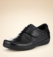 Airflex™ Comfort Wide Fit Leather Riptape Shoes with Stormwear™