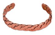Magnetic Solid Copper Braided Bracelet for Men and Women