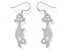 Silver Cat Drop Earrings
