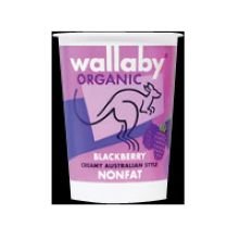 Wallaby Organic Blackberry Yogurt, 6 Ounce -- 12 per case.