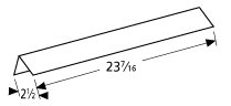 MCM 94171 Stainless Steel Heat Angle, 1-Piece Grate