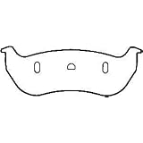 Bendix RD981 Rear Brake Pad by Bendix