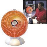 Presto HeatDish Parabolic Heater Plus Footlight