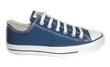 Converse Canvas Tennis Shoes 9 D-Width NAVY