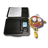 A/C Electronic Scale, Manifold Gauge Set and Non Contact Thermometer