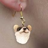 Ferret - Wildlife Figurine Jewelry - Hook Earrings