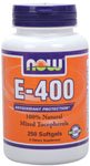 E-400 by NOW Foods - Vitamins (400 IU - 250 Softgels)