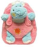 Kreative kids Hippo with Pink Backpack