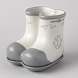 Pfaltzgraff Heirloom Stoneware Boots Planter w/ Under Tray