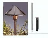 Architectural Bronze Cone Landscape Light