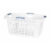 RUBBERMAID INC #2872-00 WHT White Laundry Basket