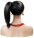 Glory Beauty TM Virgin Brazilian Hair Wigs Italian Yaki Straight 8"-28" Human Hair Full Lace Wigs Glueless Lace Front Wigs with Baby Hair Around