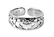 Sterling Silver Fashion Toe Ring - Claddagh - 5mm Band Width