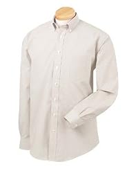 Chestnut Hill - Men's Executive Performance Broadcloth >> S,STONE STRIPE