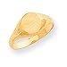14k Childs Signet Ring - Size 3