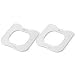Secure-A-Cord Power Outlet Brace, White