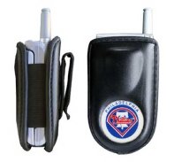 Firefly Mobile Firefly Premium Quality Cell Phone Pouch Case - Includes TWO Bonus Charm Holders - Philadelphia Phillies - Oficially MLB Licensed
