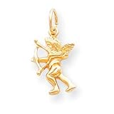 10k Cupid Pendant