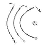 H-D Front Stainless Steel Braided Brake Lines 45489-04