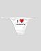 White Thong with I Love Licorice