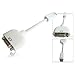 TGOM Mini DVI-to-VGA Adapter for Apple MacBook iMac and PowerBook